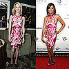 Pictures of January Jones and Taraji Henson in Same Gucci Ikat Dress