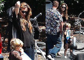 Pictures of Angelina Jolie in LA With Zahara and Shiloh
