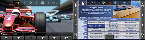 SlingPlayer Mobile App For Android Phones