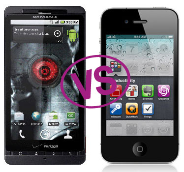 iPhone 4 vs. Droid X