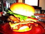 Super late night  bacon cheeseburger