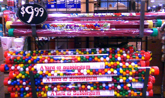 Giant Twizzlers & Gum Balls