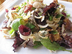 Bitter Greens With Cherry Beer Vinaigrette Recipe Bitter Greens With Cherry Beer Vinaigrette Recipe