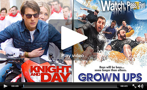 Video Movie Reviews For Knight and Day and Grown Ups