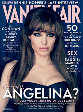 Angelina Jolie in the August 2010 Issue of Vanity Fair