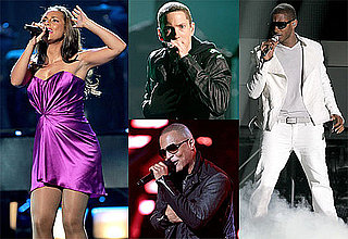Pictures of Alicia Keys, Usher, Eminem, Drake, and Kayne West at the BET Awards