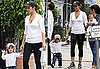 Pictures of Camila Alves with Levi and Vida