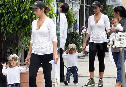 Pictures of Camila Alves With Levi and Vida McConaughey in LA