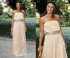 Margherita Missoni Wearing Peachy Striped Missoni Maxi and Hippie Headband 2010-06-30 12:00:22