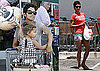 Pictures of Halle Berry and Nahla at the Grocery Store With a Minnie Mouse Balloon