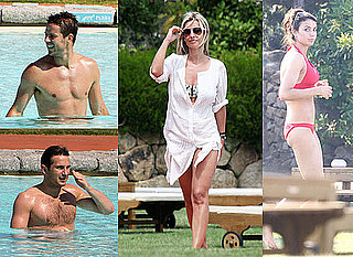 Pictures of Louise Redknapp, Jamie Redknapp, Frank Lampard and Christine Bleakley on Holiday in Bikinis and Shirtless