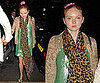 Photos of Lily Cole Out in London with Leopard Print Louis Vuitton Scarf
