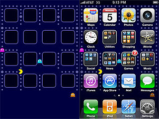 Pac-Man iPhone Wallpaper 2010-07-06 01:47:25