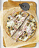 Pizza With Ricotta and Mushrooms Recipe
