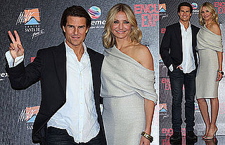 Pictures of Tom Cruise and Cameron Diaz Promoting Knight and Day in Mexico City