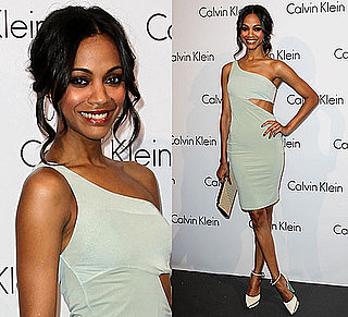 Pictures of Zoe Saldana in Calvin Klein in Berlin