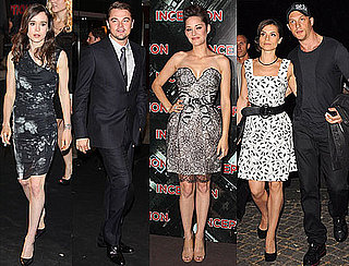 Pictures of Inception Cast in Paris For Premiere, Leonardo DiCaprio, Tom Hardy, Ellen Page, Cillian Murphy