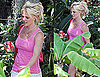 Pictures of Britney Spears in Pink at Music Studio