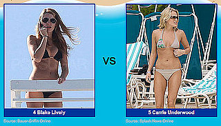 Bikini Pictures of Carmen Electra and Megan Fox
