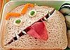 Funny Face Sandwiches For Kids