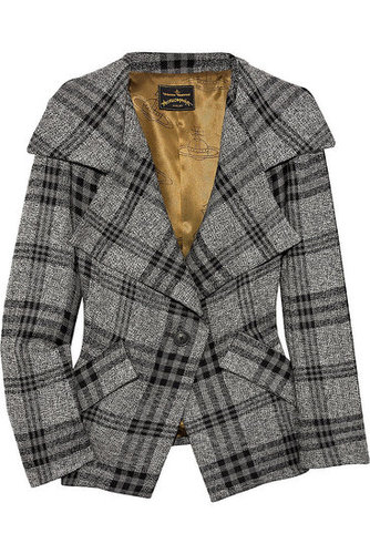 Vivienne Westwood Anglomania | Propaganda wool plaid jacket | NET 1055