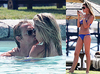 PIctures of Abbey Clancy in a Bikini on the Beach in Sardinia With Shirtless Fiance Peter Crouch