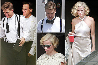 Pictures of Robert Pattinson, Reese Witherspoon and Christoph Waltz On the Water For Elephants Set