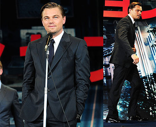 Pictures of Leonardo DiCaprio in Japan for Premiere of Inception