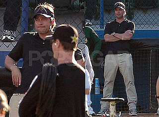 Pictures of Brad Pitt Filming Money Ball
