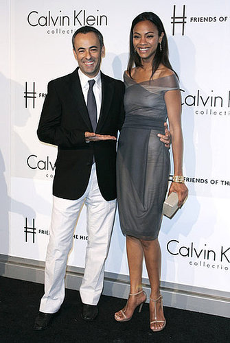 Zoe Saldana wore Calvin Klein, of course, to the brand's party in '09.
Zoe Saldana wore Calvin Klein, of course, to the brand's party in '09.