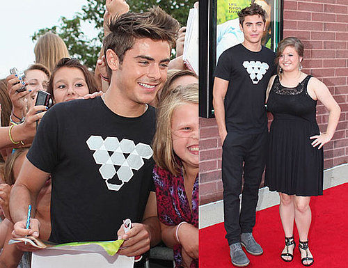 Pictures of Zac Efron at Charlie St. Cloud Screening in St. Louis
