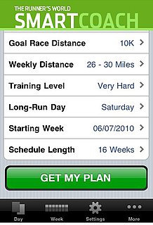 Runner's World SmartCoach iPhone App