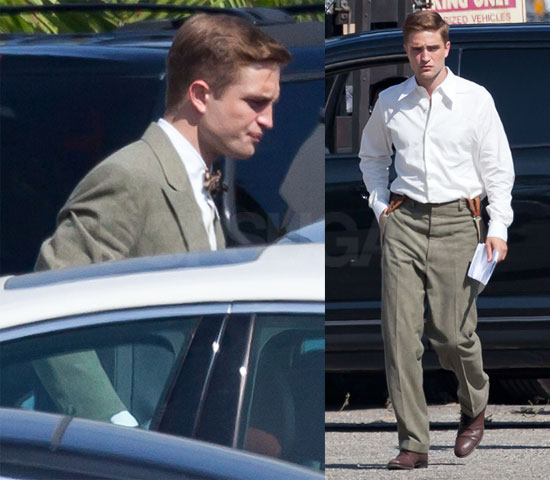 Pictures of Robert Pattinson on Water for Elephants Set Pictures of Robert Pattinson on Water for Elephants Set