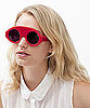 Walter Van Beirendonck Vintage Red Shades
