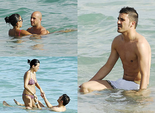 Pictures of Pepe Reina and David Villa Shirtless on Holiday in Ibiza With Girlfriends, Wives, Families