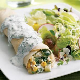 Summer Vegetable Crepes Recipe