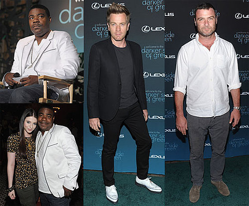 Liev Schreiber, Rumer Willis, Michelle Trachtenberg, Tracy Morgan and Ewan MacGregor at a Green Debate