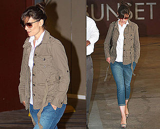 Pictures of Katie Holmes Attending Meetings in LA
