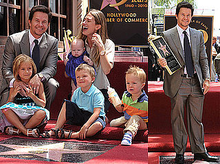 Pictures of Mark Wahlberg With Family at Hollywood Walk of Fame 2010-07-29 16:09:15
