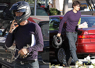 Pictures of Orlando Bloom Showing Off His Ring in LA