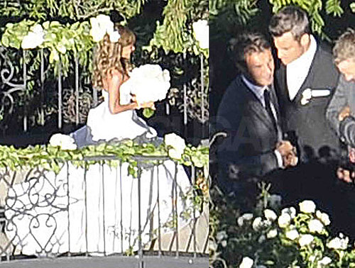 Pictures of Robbie Williams Wedding To Ayda Field, Picture Of Ayda Field's Wedding Dress
