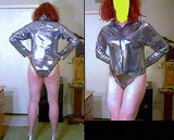 My silver leotard/bodysuit.