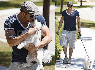 Pictures of Kellan Lutz Driving U-Haul With Dog