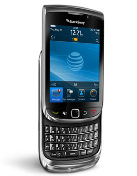 Pictures of the BlackBerry Torch 9800 Pictures of the BlackBerry Torch 9800