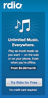 Rdio Music Available in US and Canada