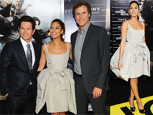 Pictures of Eva Mendes, Mark Wahlberg and Will Ferrell at The Other Guys Premiere