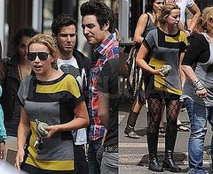 Pictures of Charlotte Church With Rumoured Boyfriend Jonathan Powell and Noel Sullivan in Cardiff