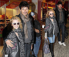 Pictures of Kylie Minogue and Andres Velencoso at Melbourne Airport, Kylie On Cover Of Marie Claire Australia