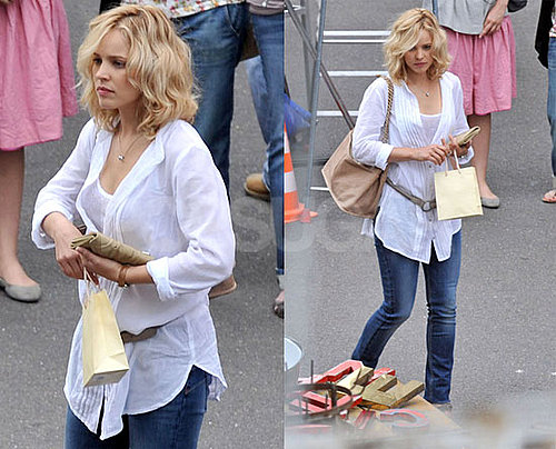Pictures of Rachel McAdams Filming Midnight in Paris With Woody Allen