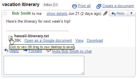 Drag and Drop Attachments in Gmail